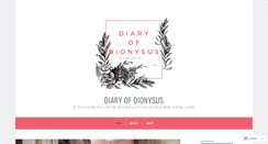 Desktop Screenshot of diaryofdionysus.com